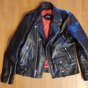 Straight To Hell Commando Leather Moto Jacket
